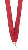 Стрічка Універсальна з карабіном (комплект 10шт) червоний b 15мм арт ЛУ-06 00000016713