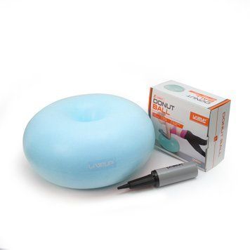Фитбол DONUT BALL синий 45х25см LS3567-b