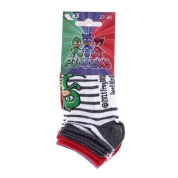 Шкарпетки PJ MASKS VERT GLUGLU/ROUGE BIBOU/YOYO 3P білий, сірий Діт 27-30 арт 83890755-1 00000010609
