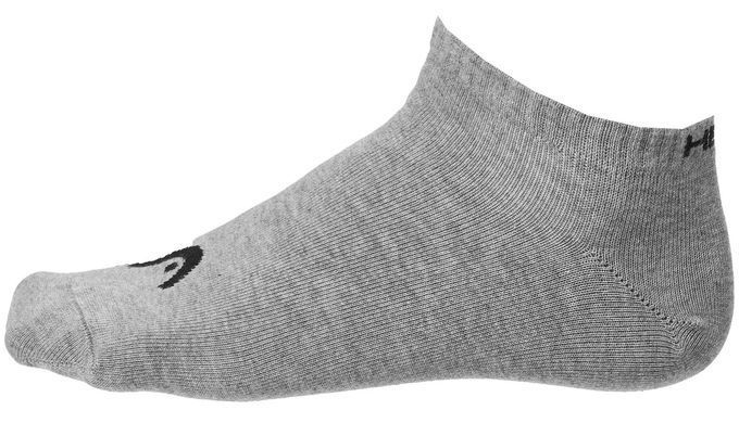 Шкарпетки Head ALL SPORTS TRAINING SNEAKER 3P сірий, білий, чорний Чол  701229018-004