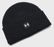 Шапка Under Armour Halftime Shallow Cuff чорний Чол OSFM 1379990-001 фото 1