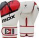 Боксерські рукавиці RDX BOXING GLOVES BGR-F7 білий, червоний 8 унцій BGR-F7R фото 1