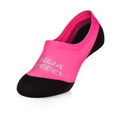 Шкарпетки для басейну Aqua Speed ​​NEO SOCKS 6103 чорний, рожевий Діт 24-25 00000015181