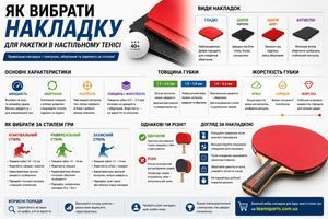 Як вибрати накладку для ракетки в настільному тенісі