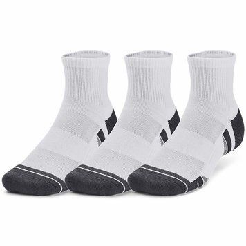 Шкарпетки Under Armour Performance Tech 3pk Qtr білий Уні  1379510-100