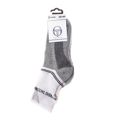 Шкарпетки Sergio Tacchini 3-pack сірий, білий, помаранчевий Уні 36-40 00000008265