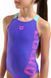 Купальник закритий для дівчат Arena GRAPHIC SWIMSUIT V BACK фіолетовий, рожевий дитячий 116 см 010407-880 фото 4
