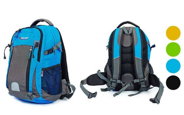 Рюкзак спортивний з жорсткою спинкою Zelart GA-3702 (Синій) GA-3702-B