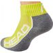 Шкарпетки Head PERFORMANCE QUARTER 2P UNISEX жовтий, сірий, білий Уні 43-46 00000019595 фото 2