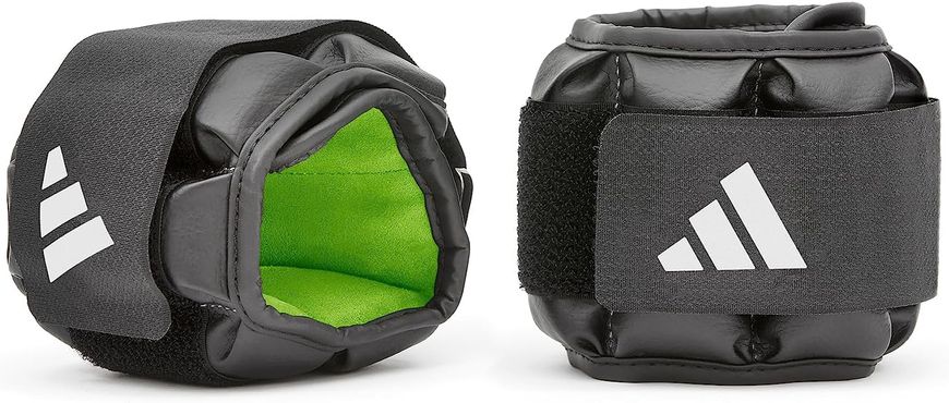 Обважнювачі для щиколотки/зап'ястя Adidas Performance Ankle чорний, зелений Уні 1.0 кг 00000026160