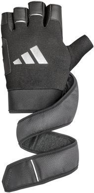 Рукавички для тренінгу Adidas Wrist Wrap Training Gloves чорний Уні S ADGB-15051