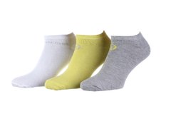 Шкарпетки Sergio Tacchini 3-pack білий, сірий, жовтий Жін 38-41 00000008227
