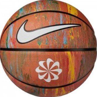 М'яч баскетбольний Nike EVERYDAY PLAYGROUND 8P NEXT NATURE DEFLATED MULTI/AMBER/BLACK/WHITE size 7 (N.100.7037.987.07) N.100.7037.987.07