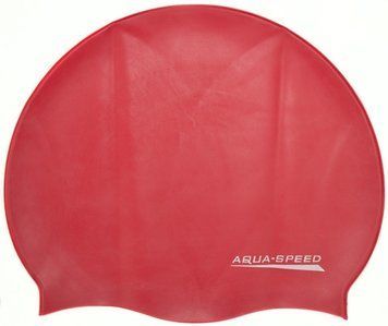 Шапка для плавання Aqua Speed MONO 6205 червоний Уні OSFM 00000015669
