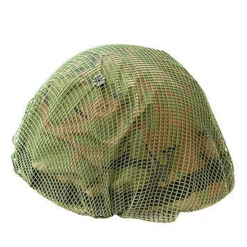 Маскувальна сітка на шолом каску Brotherhood тактична для ЗСУ темно-зелений Net-Helmet-DG