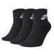 Шкарпетки Nike U NK NSW EVRY ESSENTIAL ANKLE 3PR чорний Уні 34-38 SK0110-010 фото 1