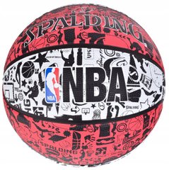 Мяч баскетбольный Spalding NBA Grafitti Rubber Ball 83574Z №7
