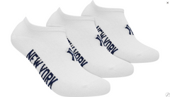 Шкарпетки New York Yankees 3 pk Sneaker білий Уні 39-42 00000013105