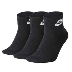 Шкарпетки Nike U NK NSW EVRY ESSENTIAL ANKLE 3PR чорний Уні 46-50 00000009192