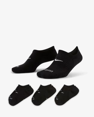 Шкарпетки Nike U NK EVERYDAY PLUS CUSH FOOTIE чорний Жін 38-42 00000019288