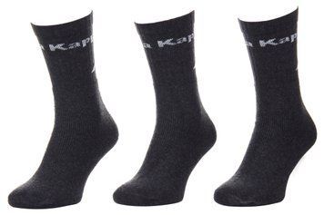 Шкарпетки KAPPA SOCKS LOGO SABOYA 3PACK темно-сірий Уні 304MT00-906