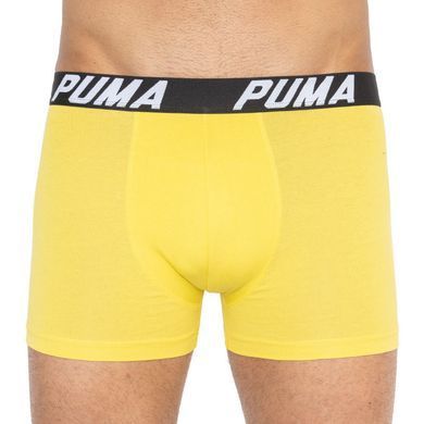 Труси-боксери Puma SPACEDYE STRIPE BOXER 2P сірий, жовтий Чол S 501002001-020
