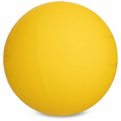Мяч резиновый Dodgeball для игры в вышибалу Zelart DB-3284 №3, жёлтый DB-3284