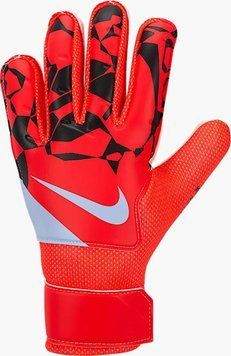Вратарские перчатки Nike NK GK MATCH JR-HO24 красный, белый 8 (21,6 см) (HQ0258-635) HQ0258-635