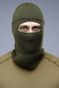 Шапка-балаклава зимова тактична ЗСУ Brotherhood хакі 100002