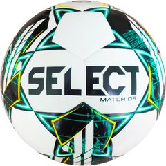 Мяч для футбола Select Match DB v23 (338) бел/зеленый, размер 5 057536-338