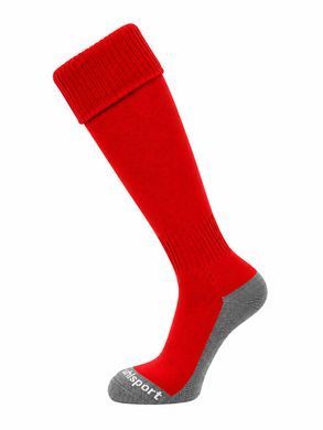 Футбольные гетры Uhlsport 105753, размер 41-44 (красные) 105753-41-44