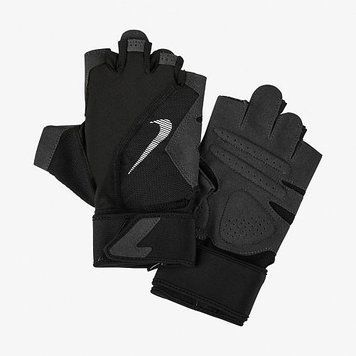 Рукавички для тренінгу Nike M PREMIUM FG чорний, білий M (N.LG.C1.083.MD) 00000025307