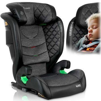 Автокрісло Nukido Louis ISOFIX 710002 15-36 кг, чорно-сіре 710002