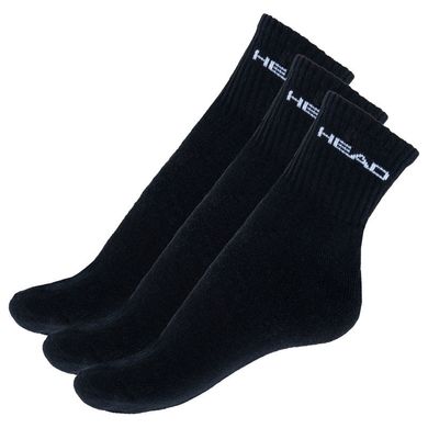 Шкарпетки Head SHORT CREW 3PPK UNISEX чорний Уні 35-38 00000007406