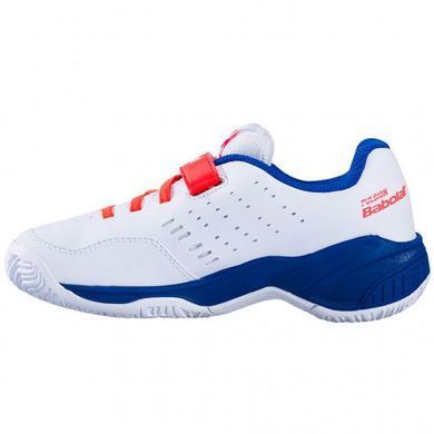 Кросівки дит. Babolat Pulsion all court kid white/dazling blue (32) 32S20518/1044