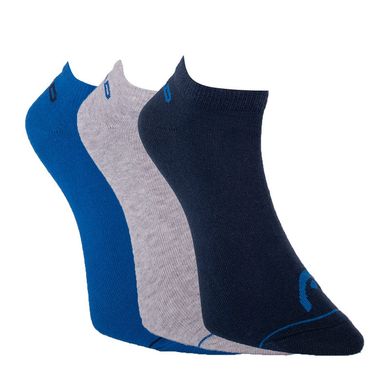 Шкарпетки Head SNEAKER 3PPK UNISEX синій, сірий, темно-синій Уні 39-42 00000011717
