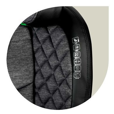 Автокресло Nukido Louis ISOFIX 710002 15-36 кг, черно-серое 710002