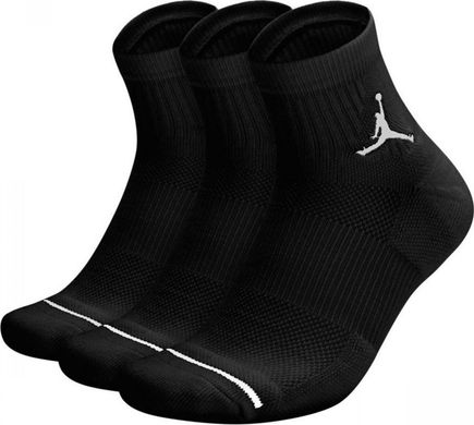 Шкарпетки Nike U JORDAN EVERYDAY MAX ANKL 3PR чорний Уні 38-42 00000016918