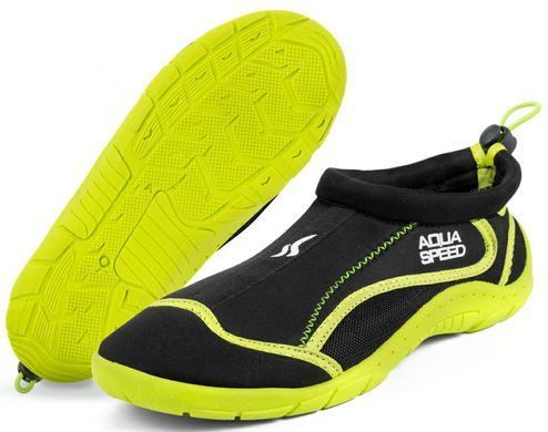 Аквашузи Aqua Speed AQUA SHOE MODEL 28A 9159 чорний, жовтий Уні 35 00000033788