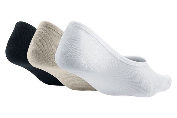 Шкарпетки Nike W NK EVERYDAY LTWT FOOT 3PR чорний, білий, бежевий Жін 34-38 00000008582