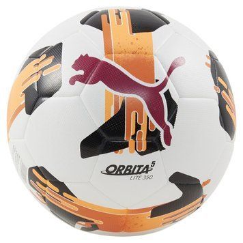 М'яч футбольний Puma Orbita 5 Fusion Lite 350 білий, помаранчевий 4 084332-01
