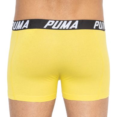 Труси-боксери Puma SPACEDYE STRIPE BOXER 2P сірий, жовтий Чол XL 00000009269