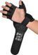 Боксерские перчатки RDX GRAPPLING GLOVES SHOOTER IMMAF-1 черный, синий S GSR-IMF-1U фото 3