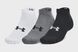 Шкарпетки UA Core Low Cut 3pk чорний, сірий, білий Уні LG 00000024909 фото 1