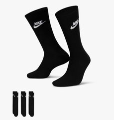 Шкарпетки Nike U NK NSW EVERYDAY ESSENTIAL CR чорний Уні 38-42 00000019299