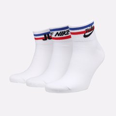 Шкарпетки Nike U NK NSW EVERYDAY ESSENTIAL AN 3PR білий Уні 46-50 00000016649