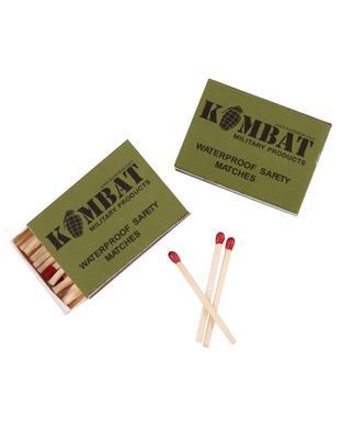 Сірники водозахисні KOMBAT UK Waterproof matches (pack of 4) kb-wm4