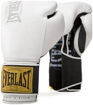 Боксерские перчатки EVERLAST 1910 CLASSIC TRAINING GLOVE белый Уни 14 унций P00001710