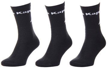 Шкарпетки KAPPA SOCKS LOGO SABOYA 3PACK чорний  304MT00-901