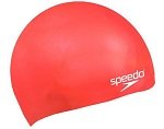 Шапка для плавания Speedo MOULDED SILC CAP JU красный Дет OSFM 00000017235